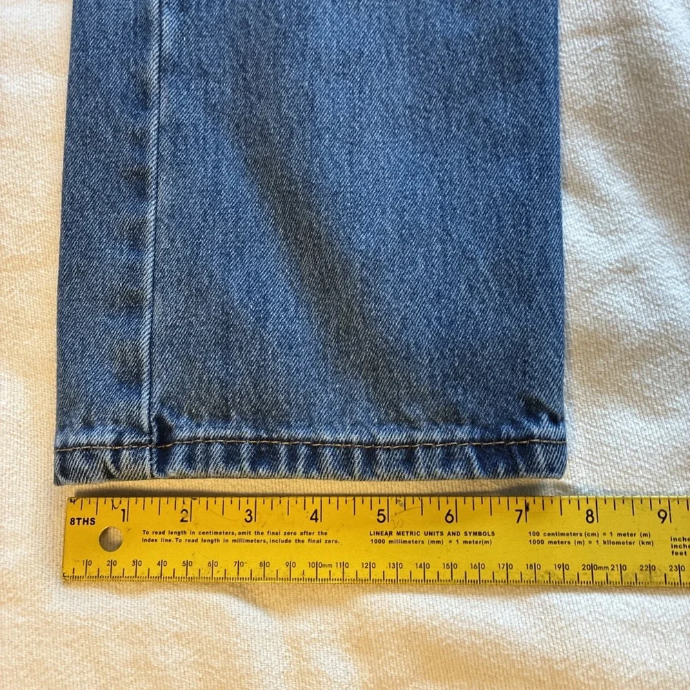 Levi's Men's Jeans 505 31 X 32** Med Blue Straight Dad Jeans Normcore Blokecore